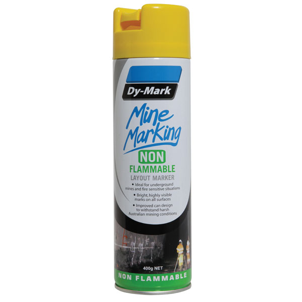 DY-MARK SAFE MARK VERTICAL YELLOW 400G AEROSOL 